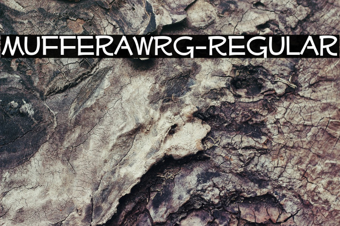 MufferawRg-Regular Font examples
