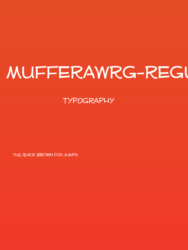 MufferawRg-Regular Poster