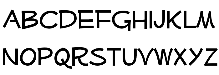 MufferawRg-Regular Font LOWERCASE