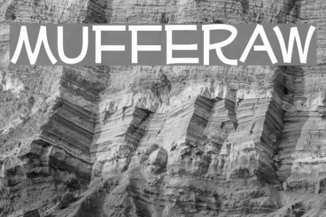 Mufferaw Font examples