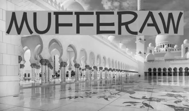 Mufferaw Font examples