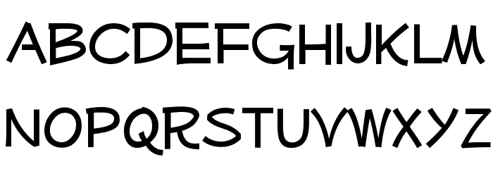 Mufferaw Font LOWERCASE