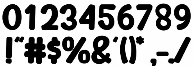 Muffin Font OTHER CHARS