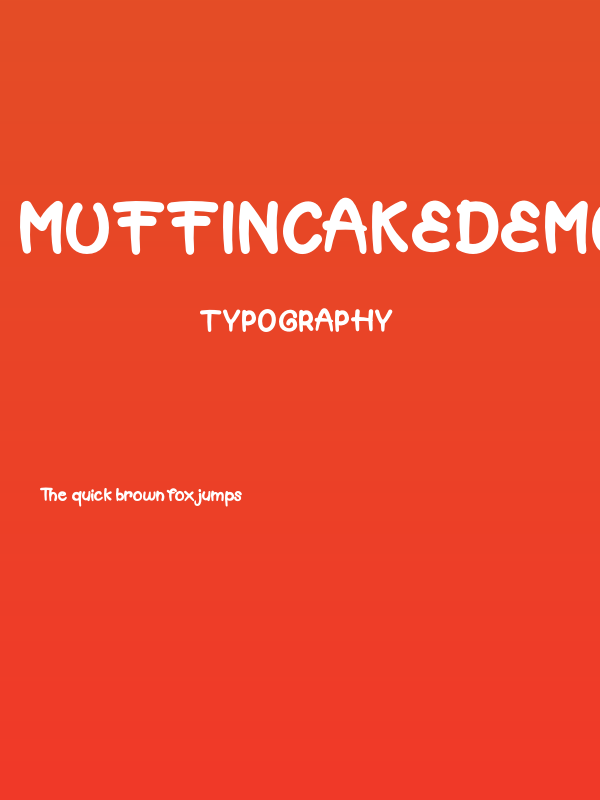 MuffinCakeDEMO Poster