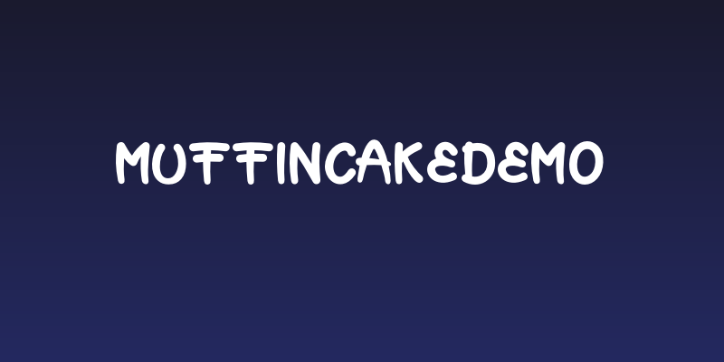 MuffinCakeDEMO Social Header
