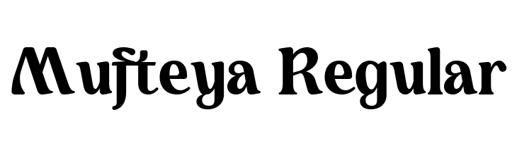 Mufteya Regular  baixar fontes gratis