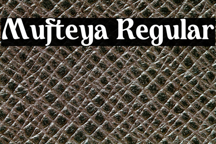 Mufteya Regular Example 2