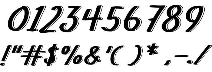 Muge Huge Font OTHER CHARS