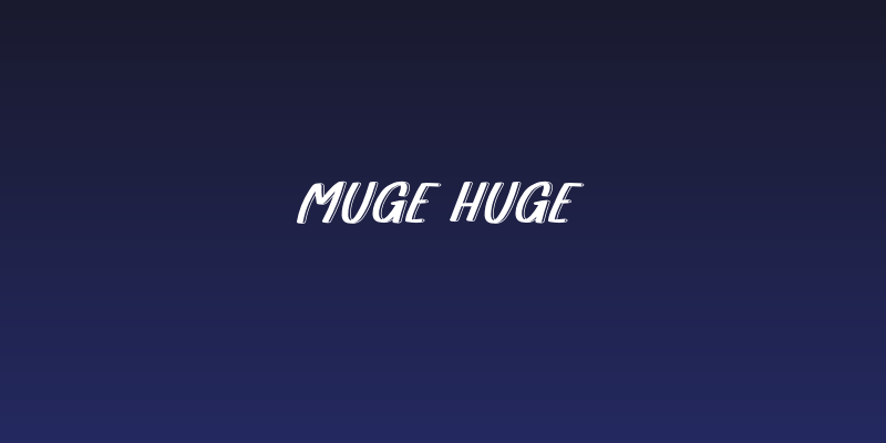 Muge Huge Social Header