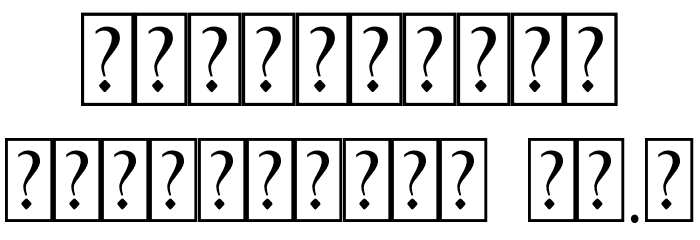 Mugelova Font OTHER CHARS