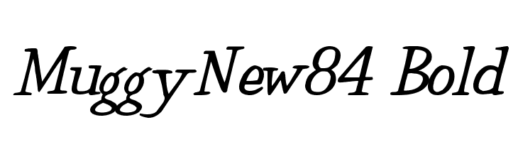 MuggyNew84 Bold Font