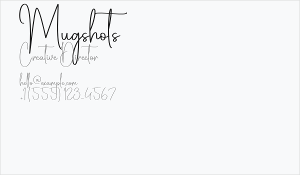 Mugshots Business Card