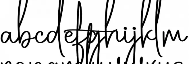 Mugshots Schriftart Kleinbuchstaben