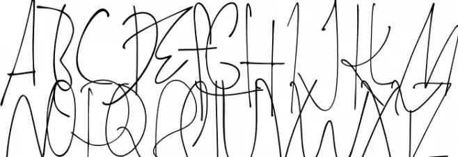 Muhamad Ali Hasan Schriftart Groß