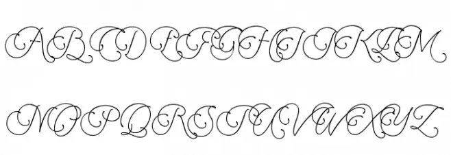 Muhaqu-ScriptPersonalUse 字体 大写