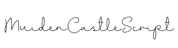 Muiden Castle Script  Fuentes Gratis Descargar