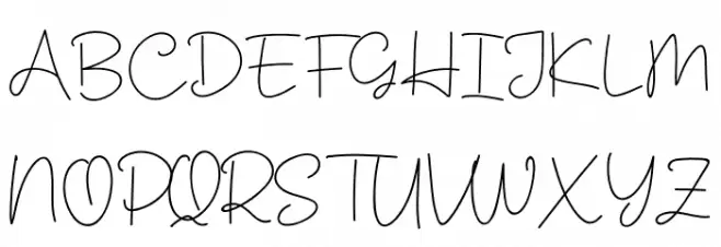 Muiden Castle Script Schriftart Groß