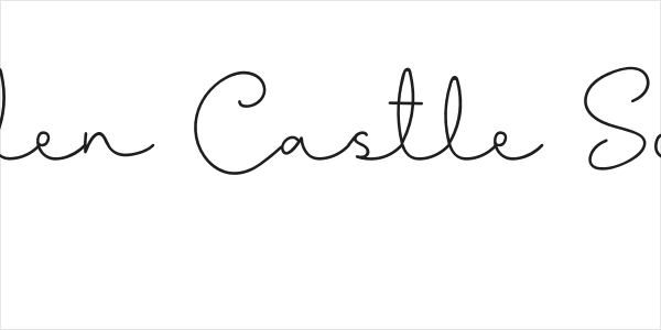 Muiden Castle Script Logo