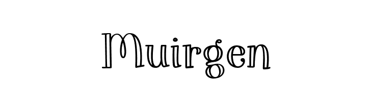 Muirgen  Fuentes Gratis Descargar