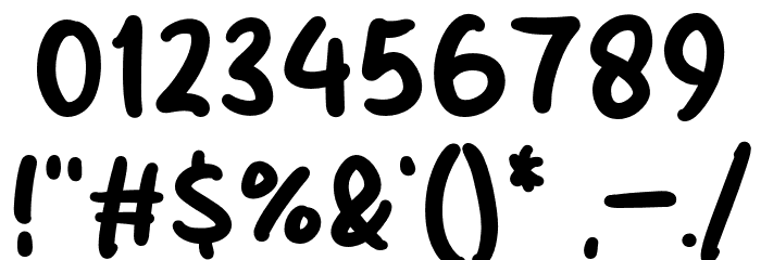 Mujista Script Font Alte caractere