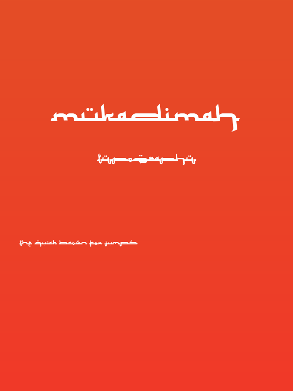 Mukadimah Poster