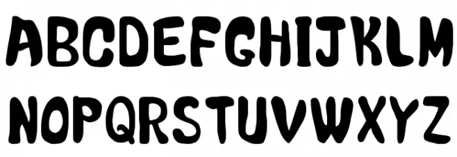 Mukasi_Mukasi__G Font Litere mari