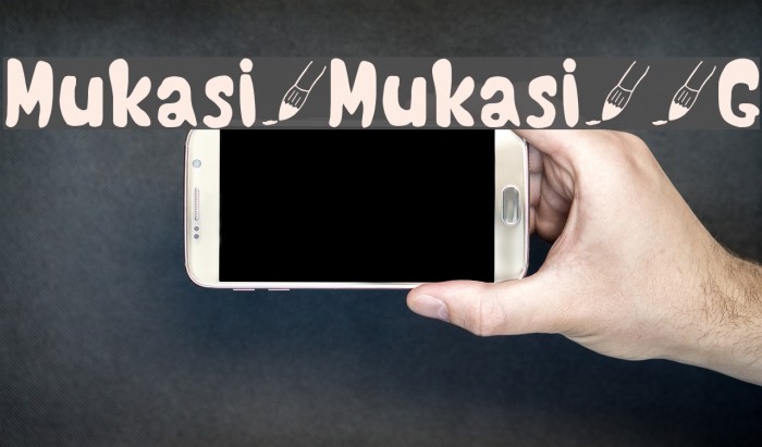 Mukasi_Mukasi__G Шрифта examples