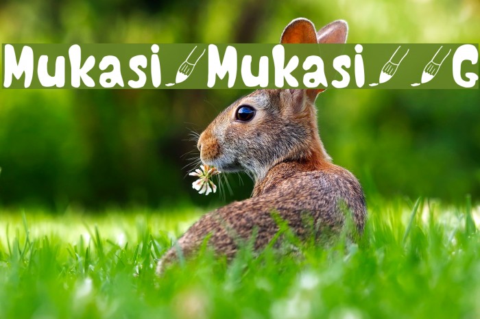 Mukasi_Mukasi__G Шрифта examples