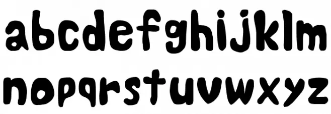 Mukasi_Mukasi__G Schriftart Kleinbuchstaben