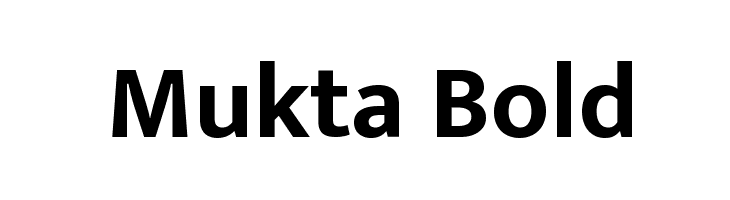 Mukta Bold Font - FFonts.net