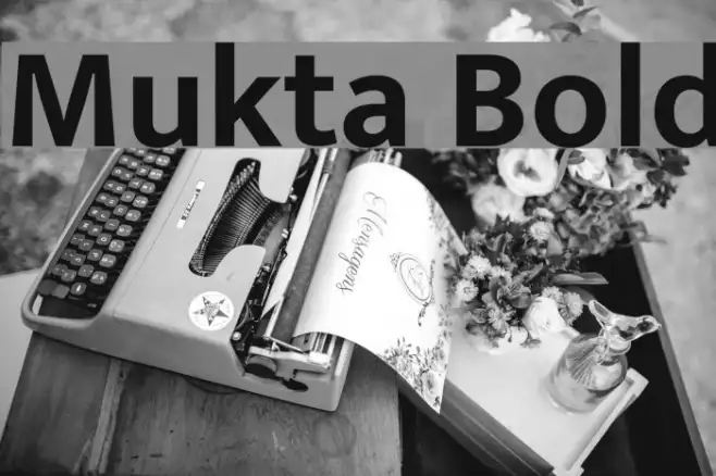 Mukta Bold Example 1
