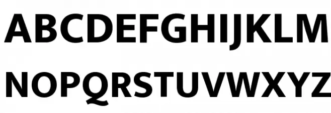 Mukta ExtraBold Schriftart Groß