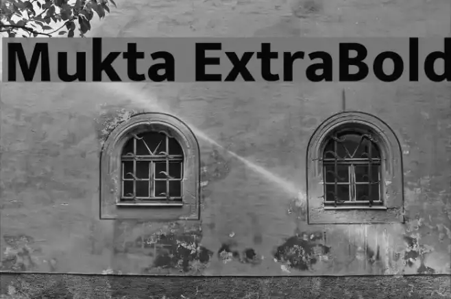 Mukta ExtraBold Example 1