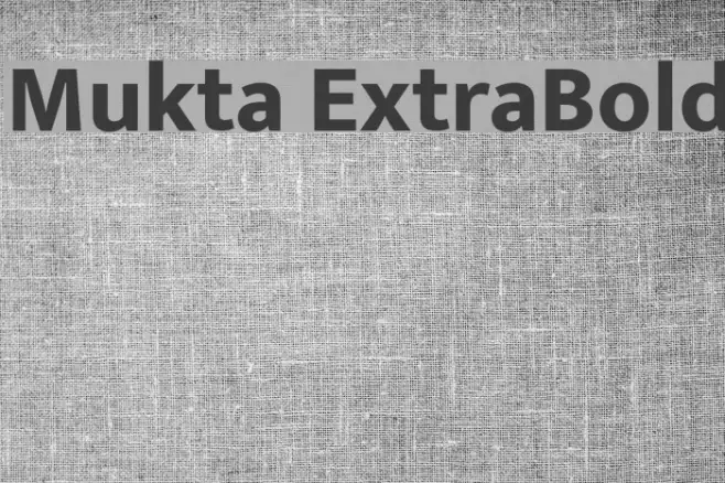 Mukta ExtraBold Example 2