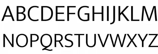 Mukta Light Schriftart Groß