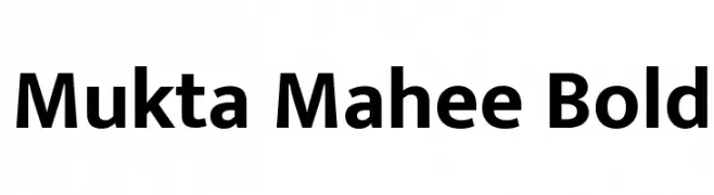 Mukta Mahee Bold  Descarca Fonturi Gratis