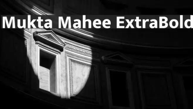 Mukta Mahee ExtraBold Font examples