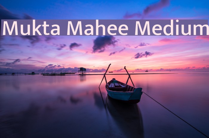 Mukta Mahee Medium Font examples