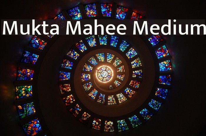 Mukta Mahee Medium Font examples