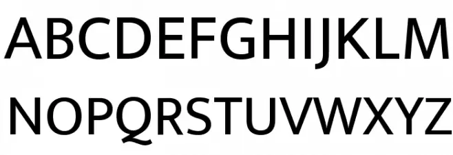 Mukta Mahee Regular 字体 大写
