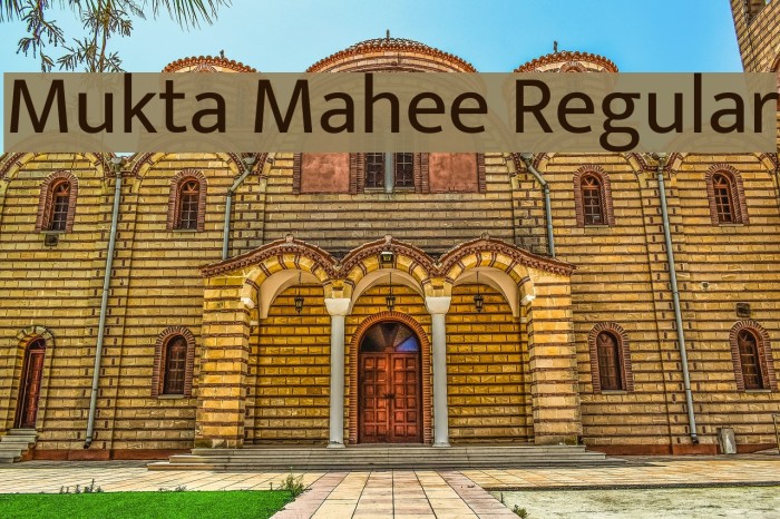 Mukta Mahee Regular Font examples