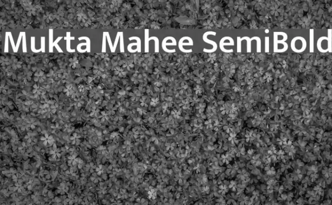 Mukta Mahee SemiBold Font examples