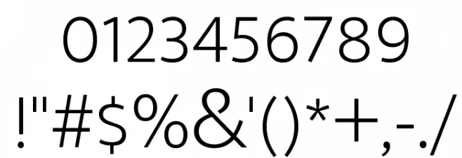 Mukta Malar ExtraLight Font OTHER CHARS