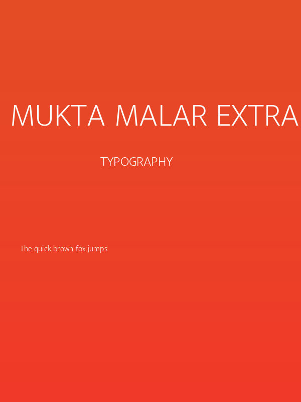 Mukta Malar ExtraLight Poster