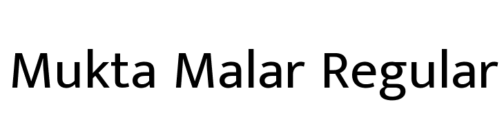 Mukta Malar Regular Font