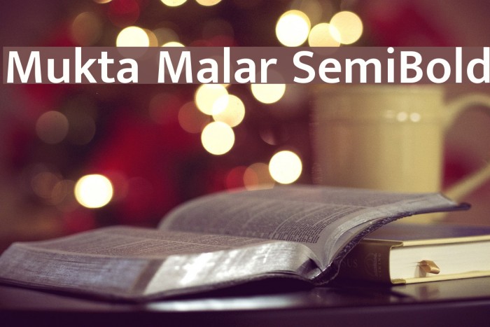 Mukta Malar SemiBold Font examples