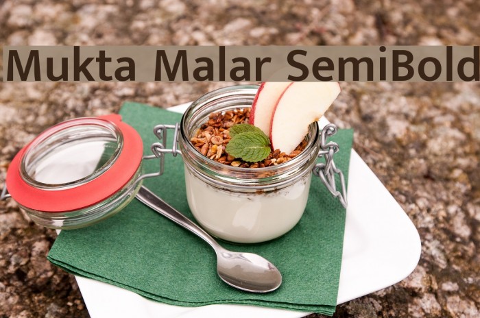 Mukta Malar SemiBold Font examples