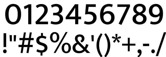 Mukta Medium Font OTHER CHARS