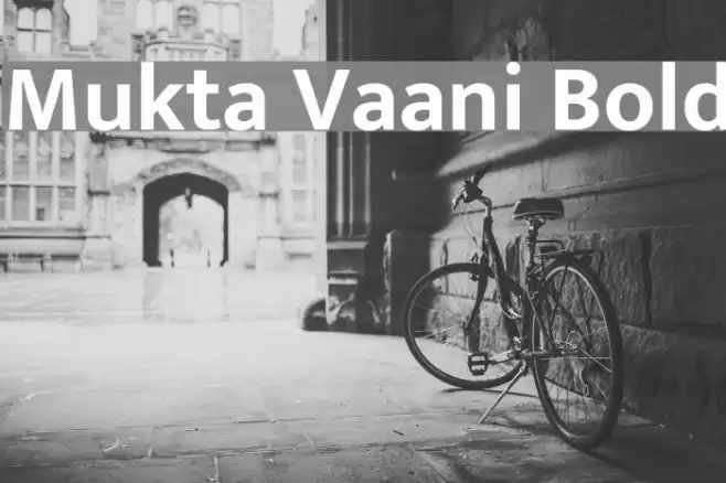 Mukta Vaani Bold Font examples