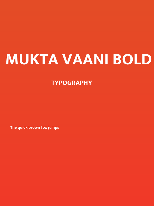 Mukta Vaani Bold Poster